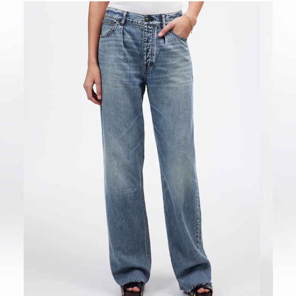 Madewell Pleated Low-Slung Baggy Jean size 25X27 - Picture 14 of 16